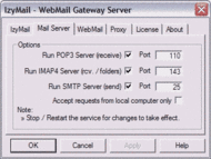 IzyMail screenshot